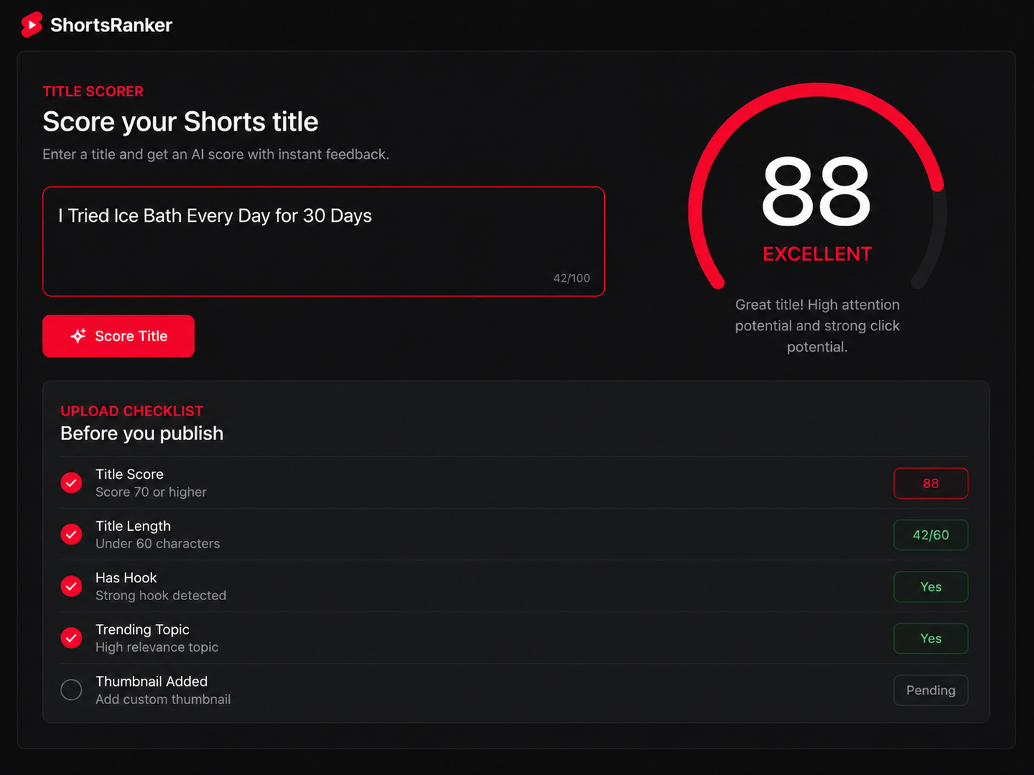 Variants — ShortsRanker